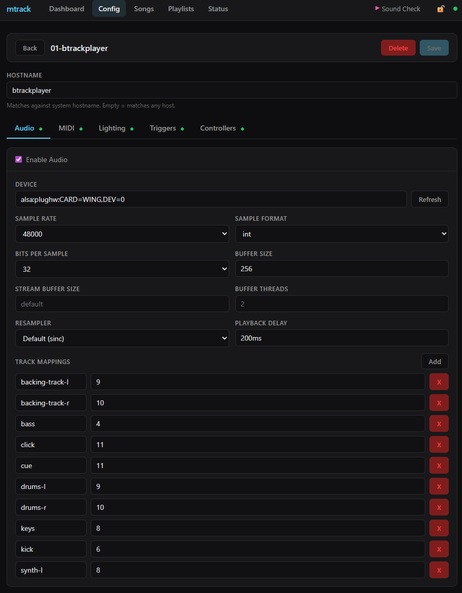 Configuration editor